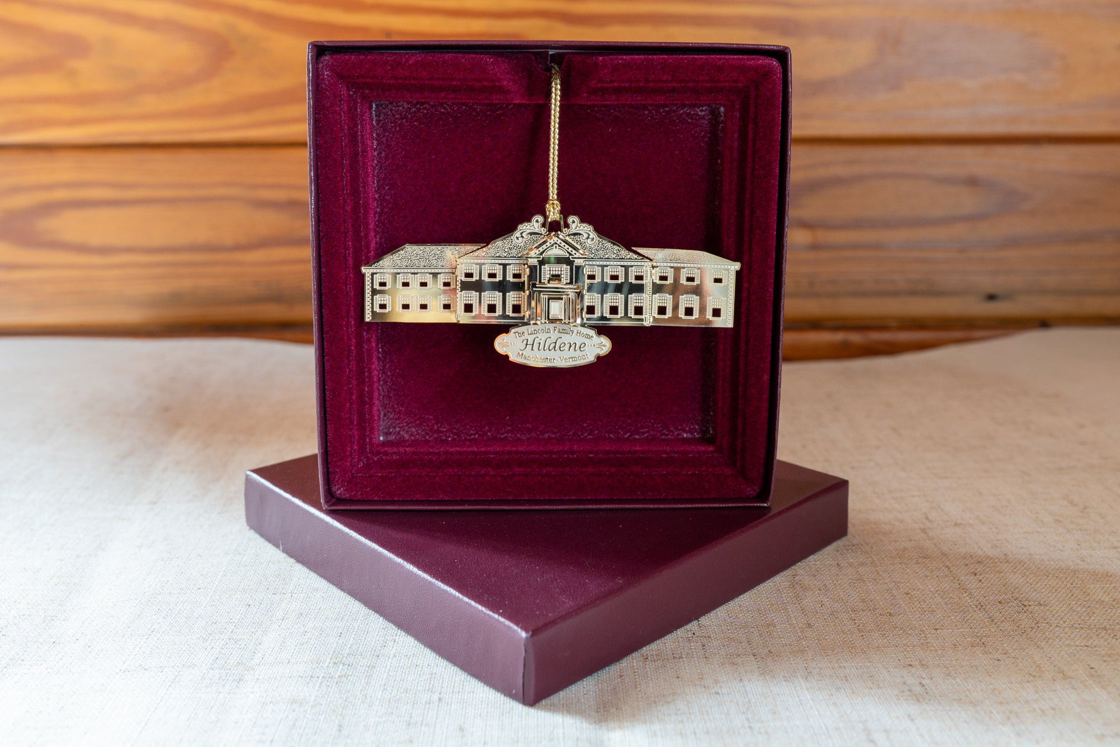 Hildene House Gold Ornament