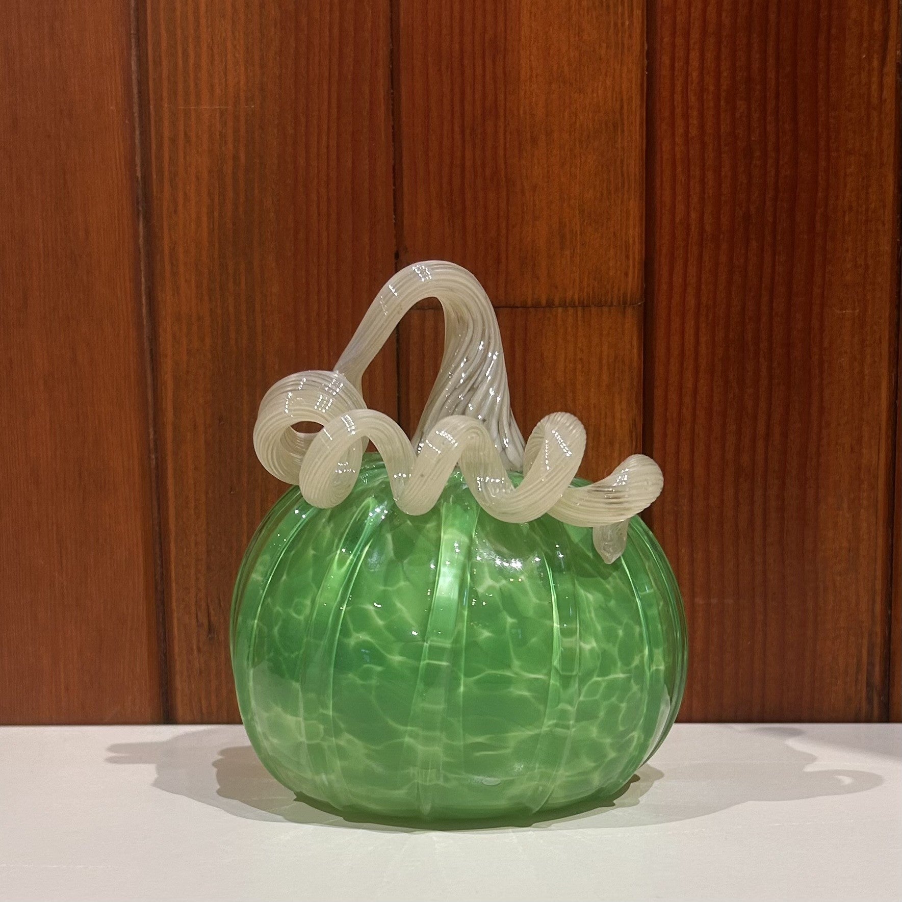 Glass Pumpkin Lg
