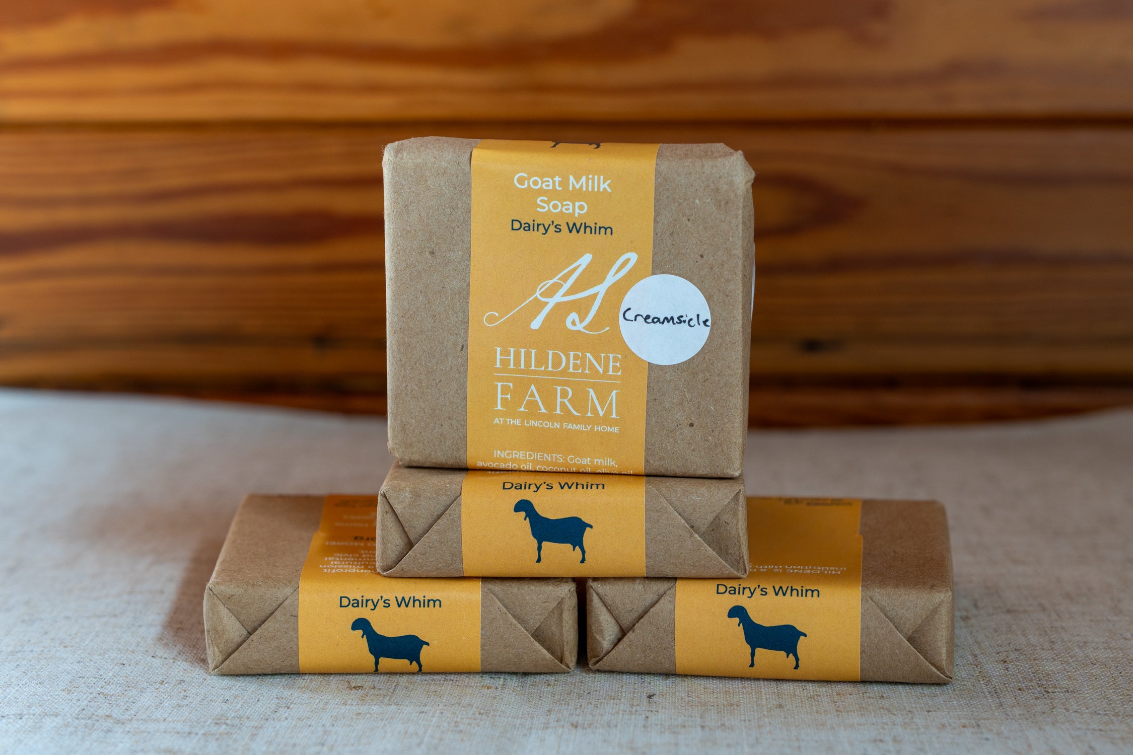 Hildene Creamsicle Goat Milk Soap