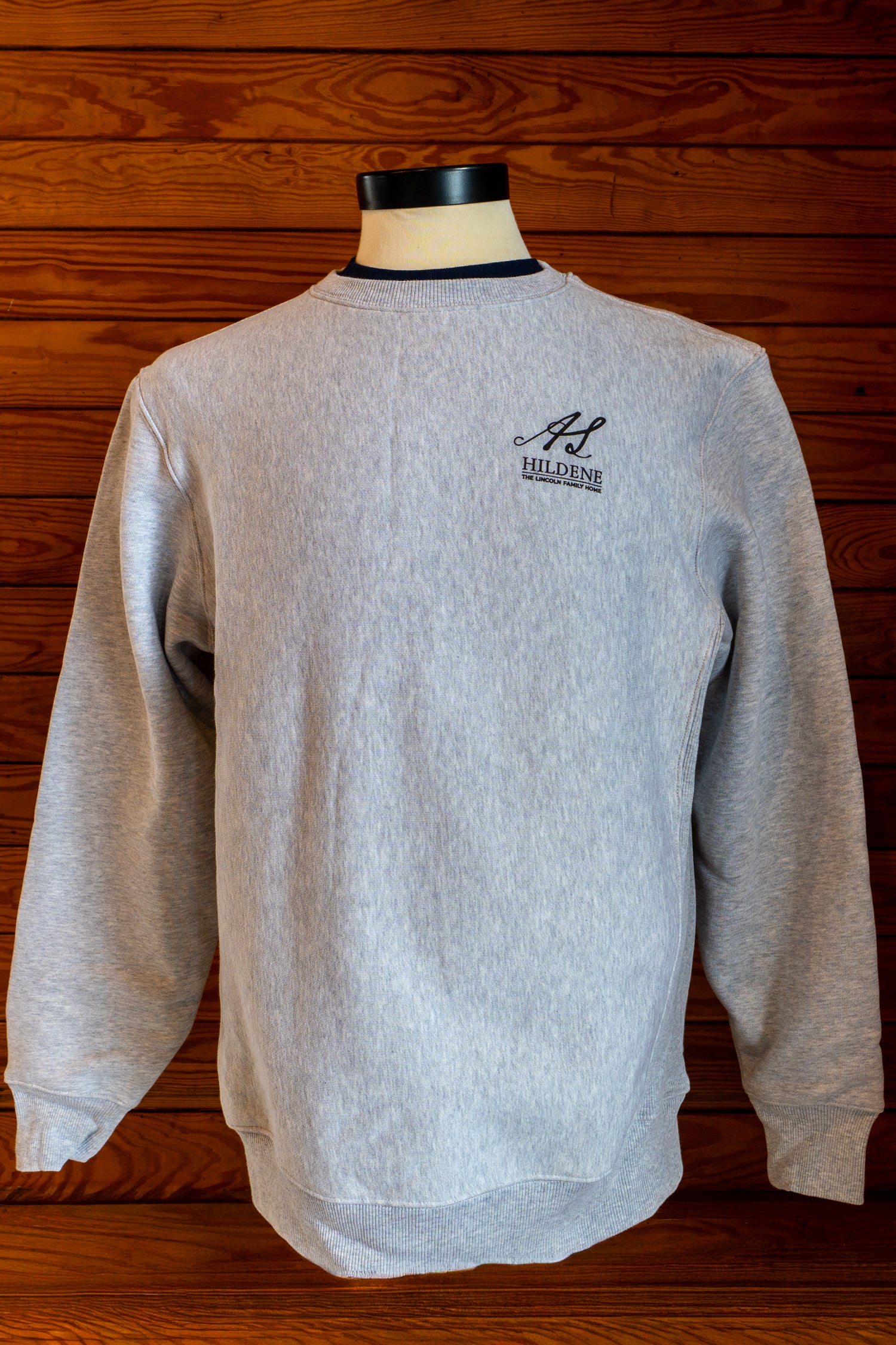 Hildene Logo Crew Sweatshirt - Light Gray