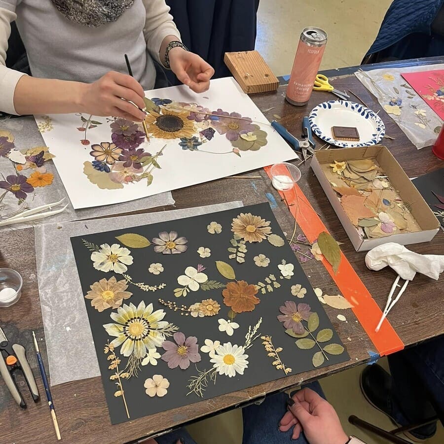 Pressed Flowers with Artist Ellie Roden