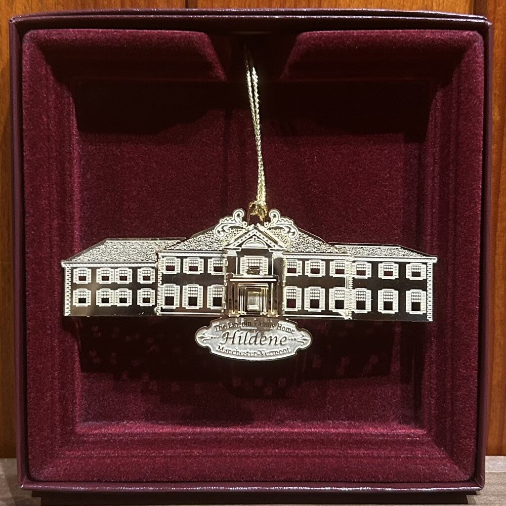 Hildene House Gold Ornament