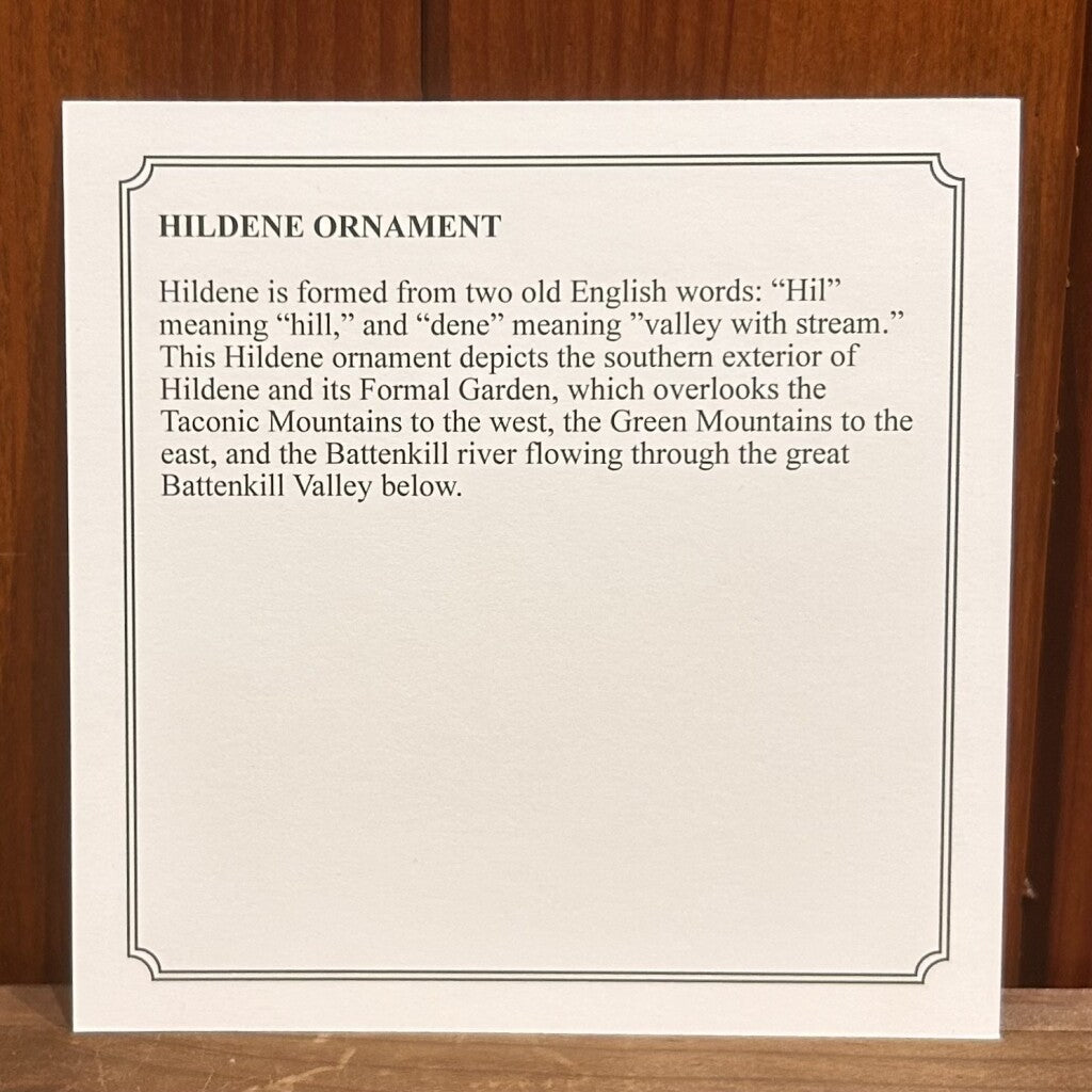 Hildene w/ Peonies Ornament