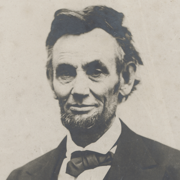 iconic photo of president abraham lincoln