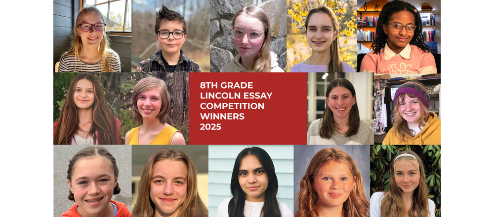 8th grade Lincoln Essay Winners 2025