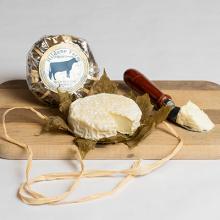 Hildene's Goat Dairy: Maple Rum Leaf cheese
